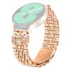 Watch Strap for Withings Steel/Haylou BLING LS12/Mibro Lite/Air Rhinestone Butterfly Decor Stainless Steel Band