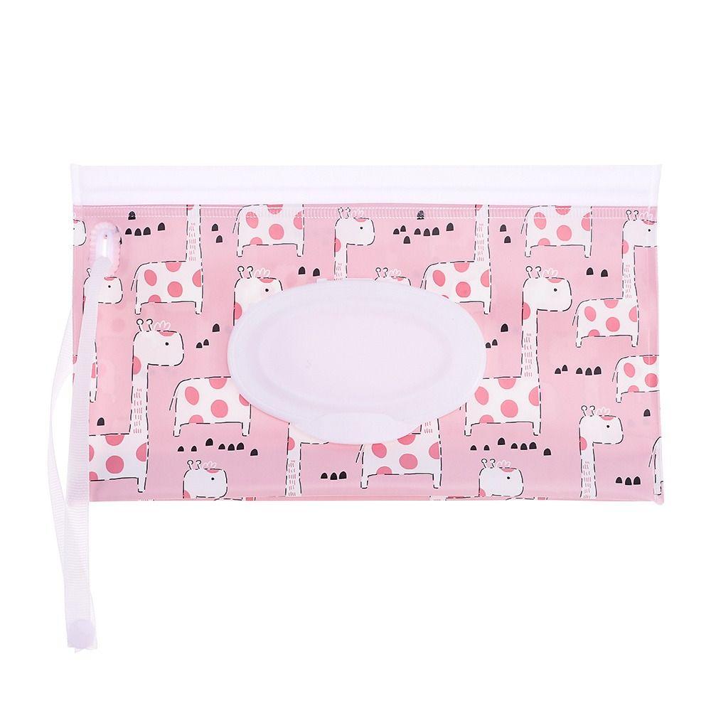Baby Product Flip Cover Portable Wet Wipes Bag Cosmetic Pouch Wipes Holder Case Tissue Box