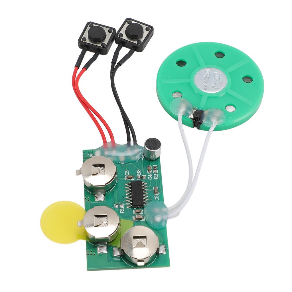 Sound Recorder Module with Speaker 120 Seconds Music Or Voice Recording Module for Greeting Card