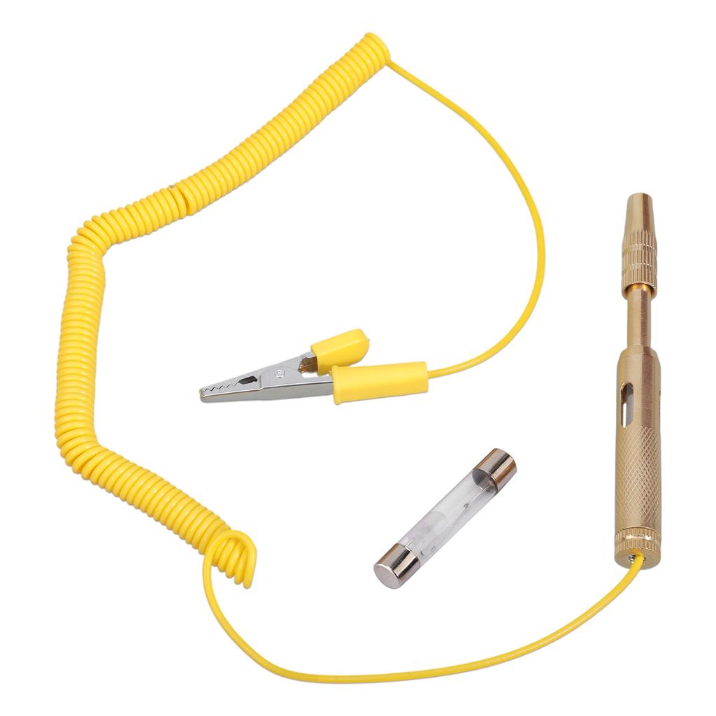 Сверхмощный автомобильный тестер цепи 6-24 В контрольная лампа с зажимом типа «крокодил» тестер напряжения цепи для автомобилей, мотоциклов