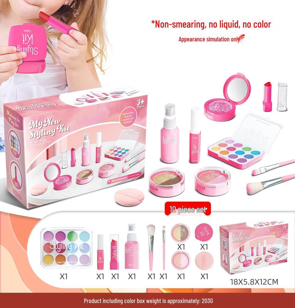 Набор туалетного столика и стула для принцессы для детей: Игровой набор для макияжа и подарок на день рождения