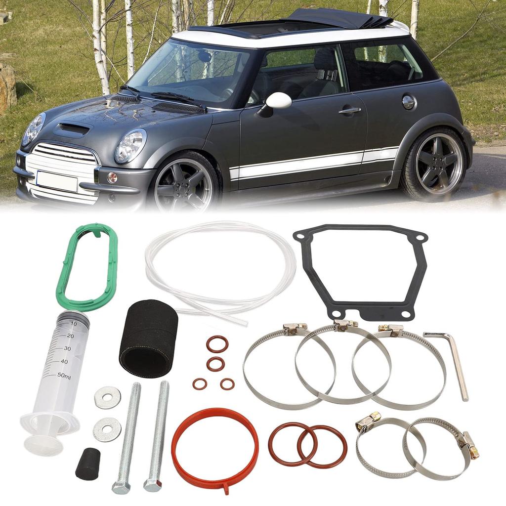23-Piece Supercharger Rebuild Kit, Replacement Supercharger Service Kit for Cooper S, R53, R52, Eaton, JCW GP, and More.