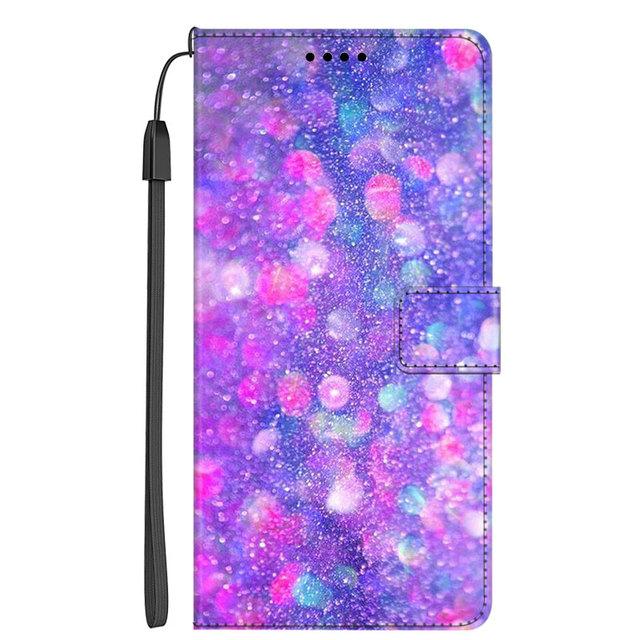 Мультяшный кожаный чехол-книжка с кошельком для Xiaomi Redmi Note 11 11S 12 Pro 5G / Xiaomi Civi 2 / Poco M5 Note12