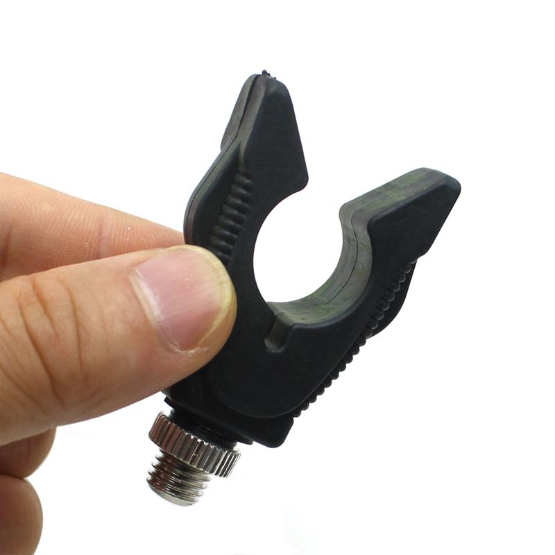 2 шт. подставка для удочки для карпа M3/8 (ЕСЛИ Я) Резиновая головка держателя стержня, резьба из алюминиевого сплава, три цвета для снастей для ловли карпа