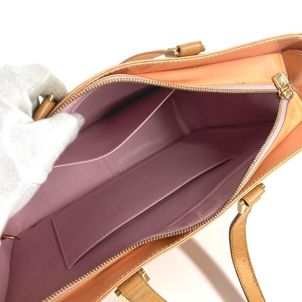 Louis Vuitton M91032 MonogramVernis Columbus Bag Tote Bag Shoulder Bag Baby pink