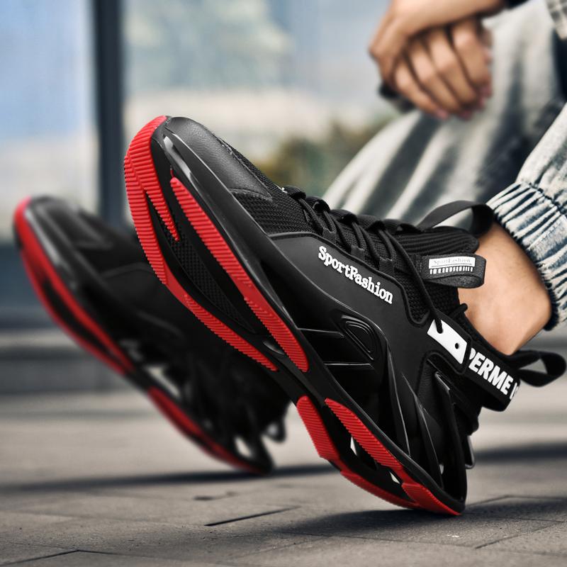 Дышащие кроссовки. Легкая мужская спортивная обувь. Кроссовки большого размера 46. Повседневная обувь для бега.