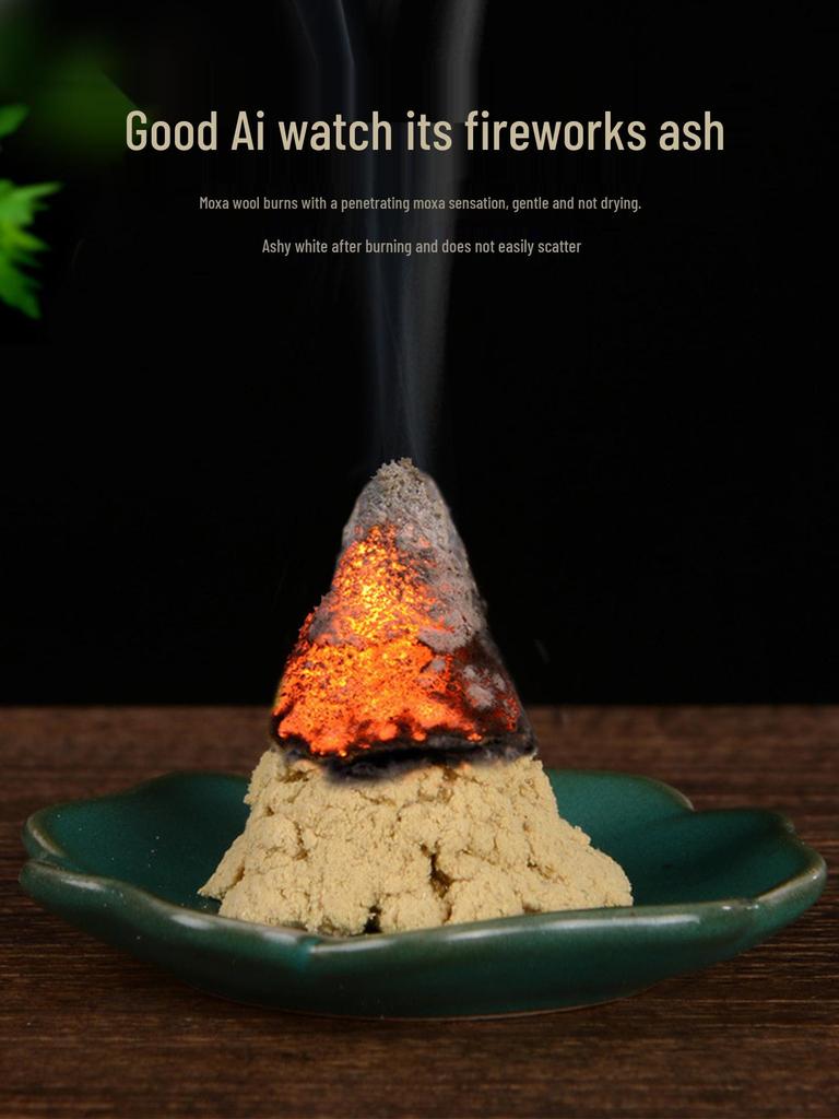 Aged Golden Mugwort Floss 500g for Household Moxibustion