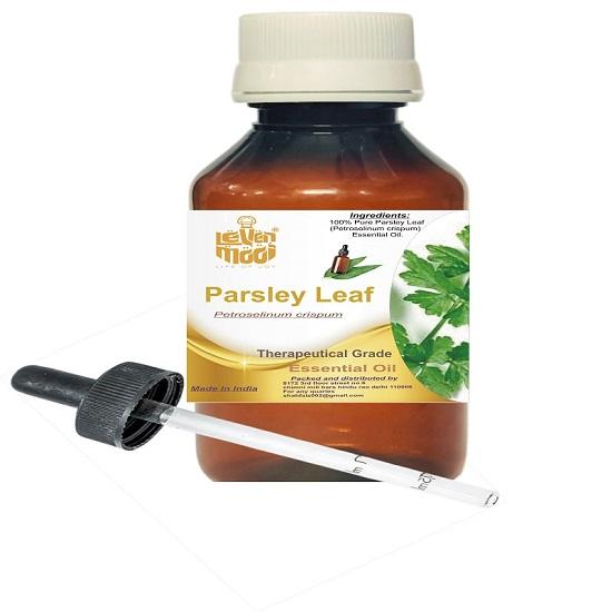 Levenmooi Parsley Leaf (Petroselinum Crispum) Pure & Natural Therapeutic Grade Essential Oil Plastic with Dropper