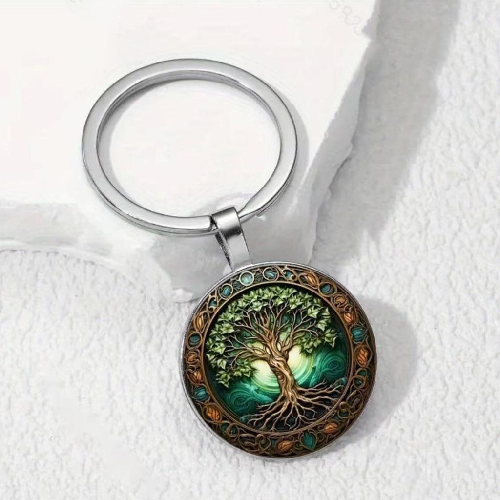 Tree Of Life Collection Time   Alloy Base Keychain Bag Pendant