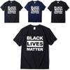 Стильная черная футболка 'Black Lives Matter' против расизма для унисекс, повседневная и удобная