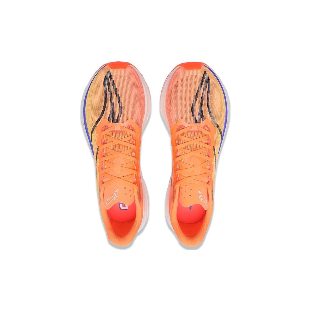 Li Ning Feidian 3 Challenger Амортизирующие Низкие Беговые Кроссовки Мужские Дыня Оранжевый ARMT037-14
