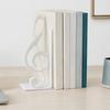 3D-печатные книгодержатели в виде скрипичного ключа, Органайзер для полок в виде нот, Нескользящий современный книгодержатель с устойчивой опорой, Прочная подставка для книг на музыкальную тематику для стола
