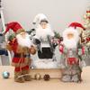 Santa Clause Ornament 12Inch High Santa Figure Christmas Decoration For Mantles Shelf Desktop Display Indoor and Outdoor