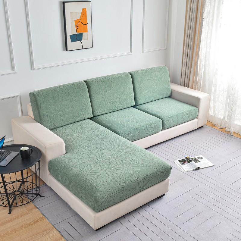 Водонепроницаемый эластичный чехол для дивана: Пылезащитный жаккардовый чехол для подушки на все времена года