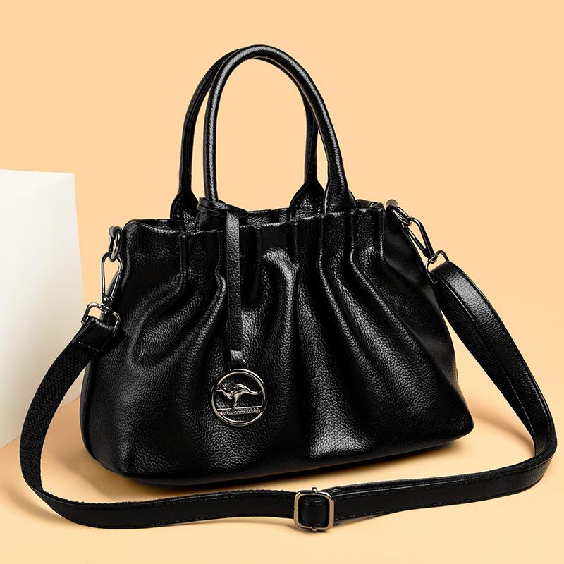Pleated Cloud Bag Feeling Exquisite Messenger Bag Underarm Bag Shoulder Chain Leather Texture Women'S Bag