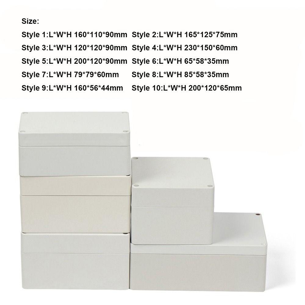 ABS Electronic Project Instrument Case Plastic Outdoor Junction Box Housing New Enclosure Box