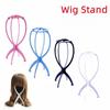 Plastic Folding Stable Durable Hat Display Wig Stand Mannequin Head Stand Portable Folding Beauty Hair Accessories Wig Stand