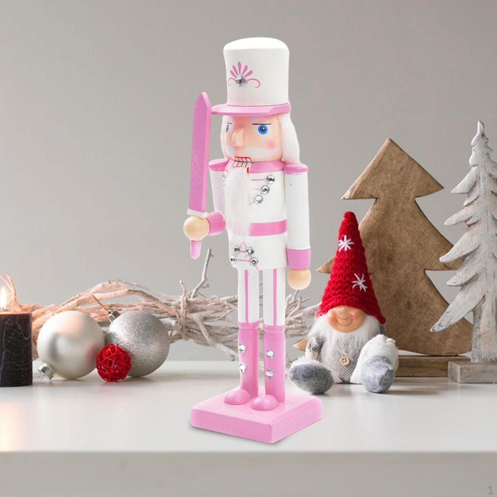 Деревянная фигурка Щелкунчика 10 дюймов для рождественского праздничного декора