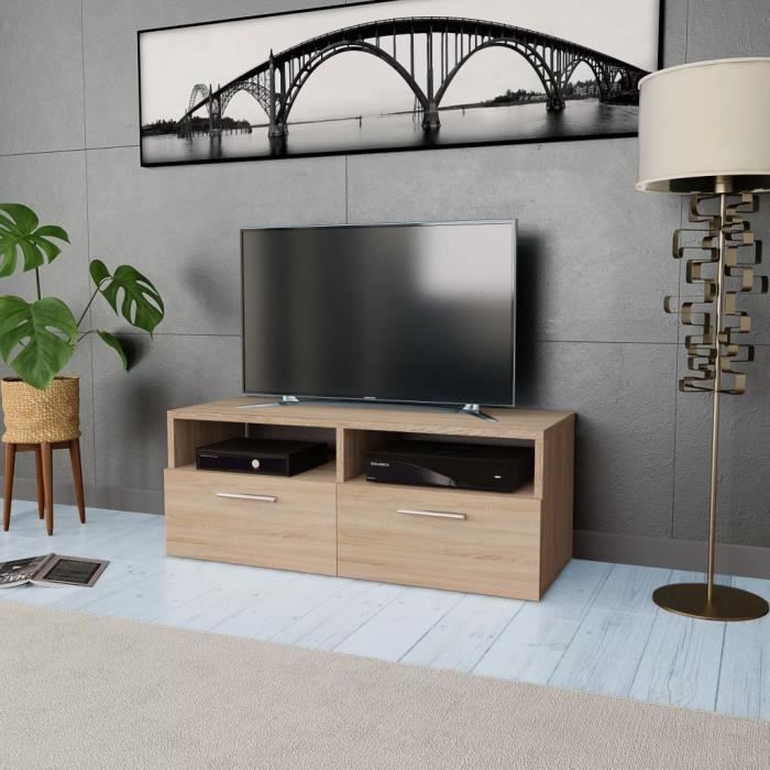 VidaXL TV Stand Engineered Wood 95x35x36 Cm Oak 244868