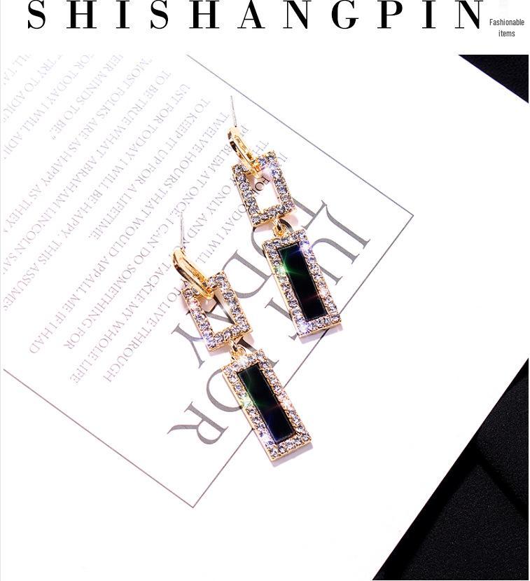 Трендовые корейские тонкие серьги 2019 года для женщин: Длинный, Стильный Дизайн для Круглых Лиц