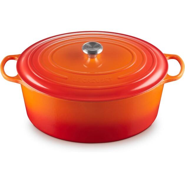 Cast Iron Roaster Le Creuset Signature Oval 40 Cm Oven Red 14.8 L (21178400902430)