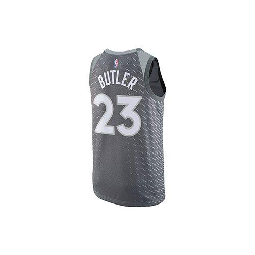 Nike X NBA Джимми Батлер Городская версия Swingman Джерси SW Серебристый 912125-009