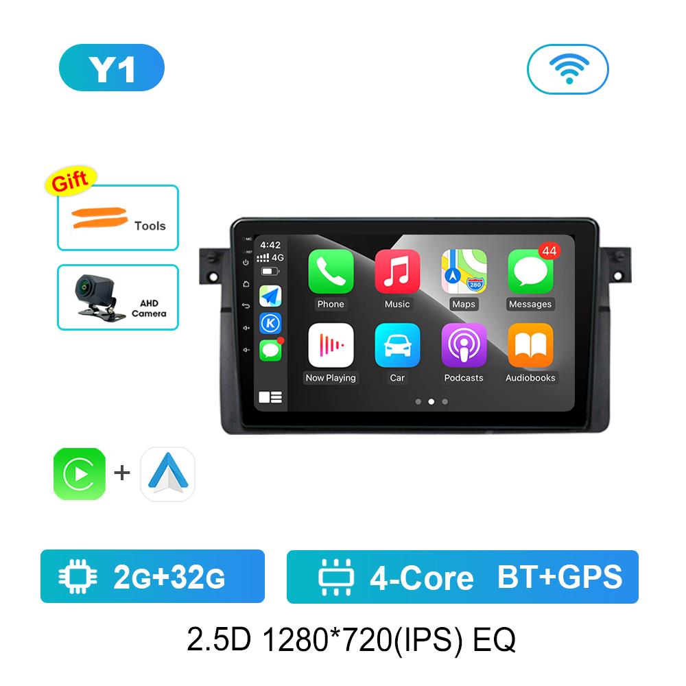 Android Car Radio Multimedia Video Player для BMW E46 M3 318/320/325/330/335 Bluetooth GPS навигация WiFi HD сенсорный экран