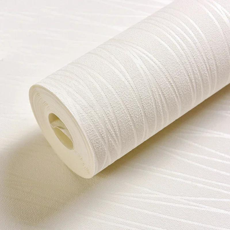 Однотонные рулоны нетканых обоев для гостиной, спальни, декора фона для ТВ, современное украшение дома, виниловые обои