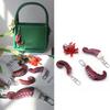 Octopus and Squid Claw Keychain Multifunctional PVC Alloy Charm Keyring Portable Fashion Accessory for Bags and Keys
