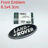 3D Letter Car Hood Bonnet Cover Emblem For Land Rover Range Rover Velar Sport Discovery 2 3 4 Defender Front Sticker SA4