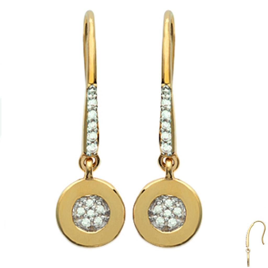 Les Trésors De Lily [L1179] - Gold Plated 'Scarlett' Earrings