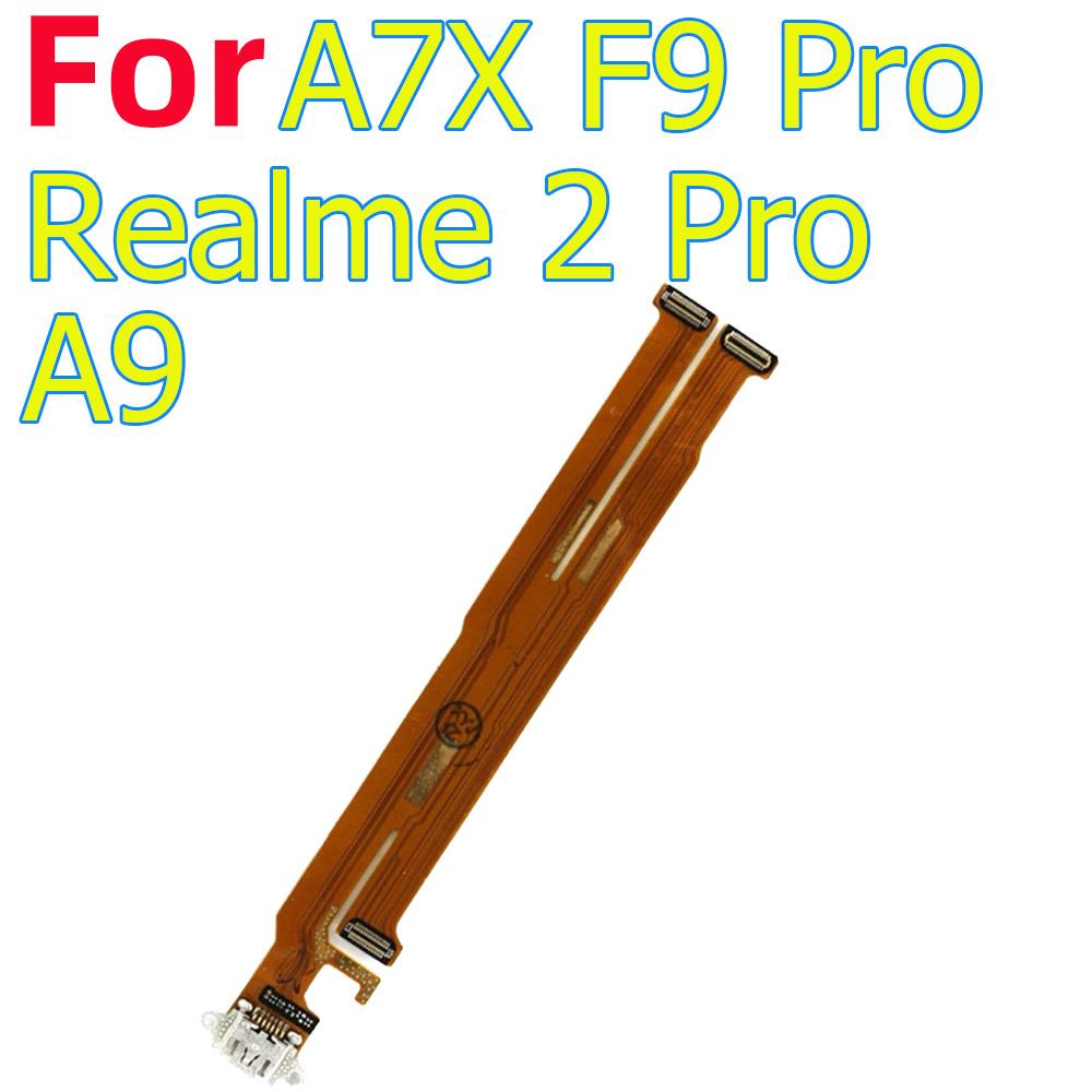 Charging Port Board Flex Cable For OPPO A7X/F9/F9 Pro/Realme 2 Pro