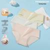 FENTENGCARE 7A Antibacterial Women's Cotton Mid-Waist Panties