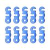 10Pcs Aluminum Rope Tensioner 3 Hole Straight Tent Cord Adjuster Compact Size Corrosion Resistant Rustproof Tent Cord Tensioner