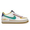 Air Force 1 Shadow Multi-Color Женские кроссовки Белый Саммит-Белый Нептун-Зеленый CI0919-118