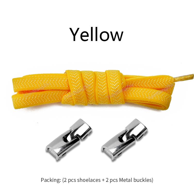 Elastic Laces Sneakers Cross Locks Shoelaces Without Ties Kids Adult 8MM Width No Tie Shoelace Rubber Bands Shoes Accessories