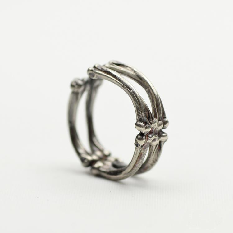 Креативное кольцо Zhenrong на Хэллоуин с открытой костью - Унисекс, популярный европейский и американский стиль