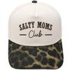 Шляпа тракера с вышивкой SALTY MOMS, яркая, с сочетанием цветов, бейсболка, для улицы, защита от солнца, папина шляпа, женская