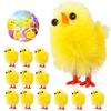 60 Pieces Easter Chick Mini Adorable Yellow Craft Portable Artificial Display Toys Gift Decoration Home Nursery Ornaments