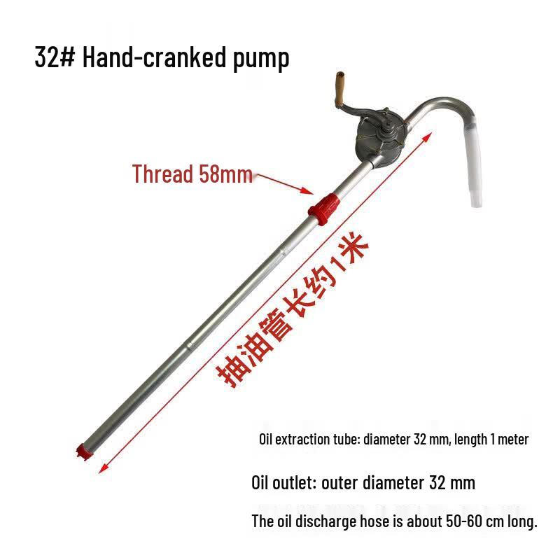 Pujiya Manual Hand Crank Oil Transfer Pump