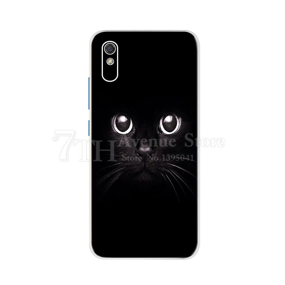 For Xiaomi Redmi 9A 9C 9 Case Cute Cat Printed Soft Silicone TPU Back Cover For Redmi 9A Phone Case Redmi 9C Redmi9 Bumpers