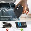 For Samsung Galaxy S24+ Case Drop-proof PU Leather+TPU Kickstand Smart Phone Cover
