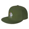 Fashion Central Television s s retro ident logo Birmingham Flat Brim Sun Hat  Light Mature Style Summer Hat