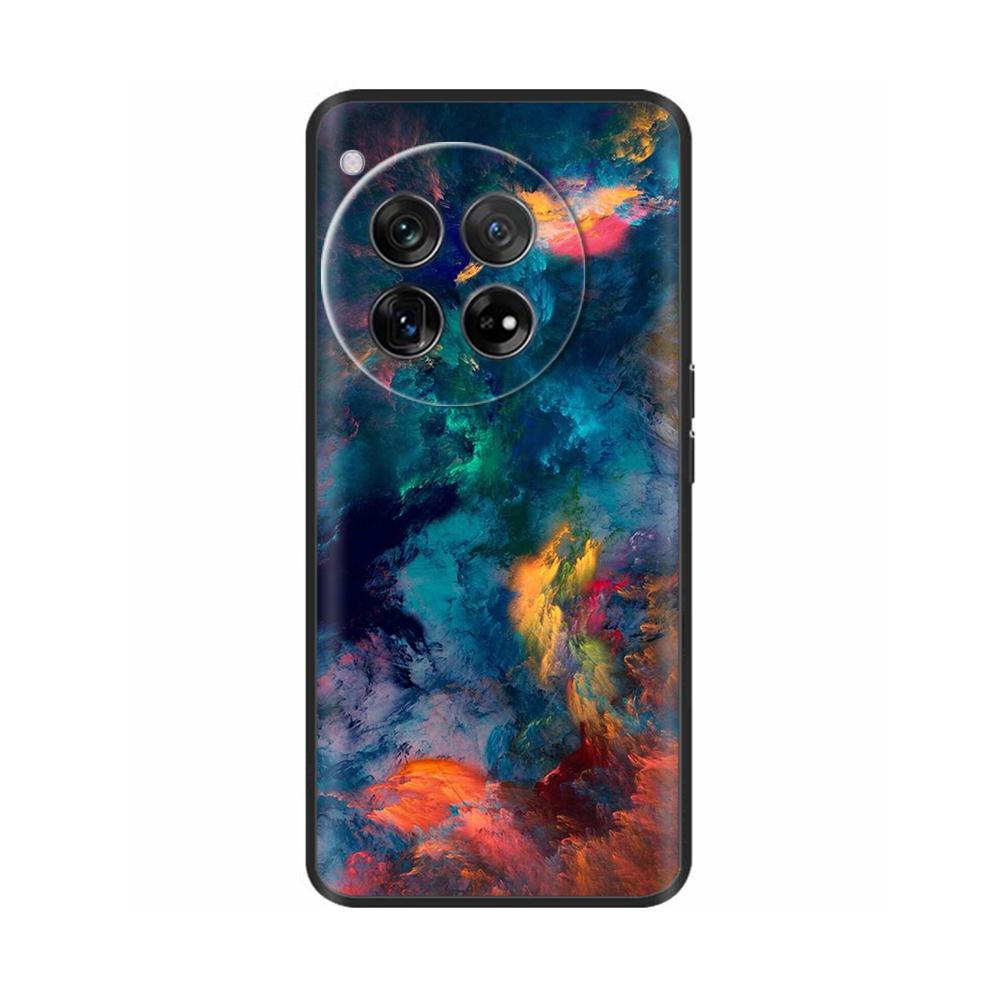 For OnePlus 12 Case Marble TPU Silicone Soft Phone Cases Cover For OnePlus 12 5G CPH2581 6.82" OneMore 12 Colorful Painted Capa
