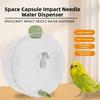 Transparent Birds Water Bottle 350ml Parrot Waterer New Small Pet Water Bottle  for Bird Cage