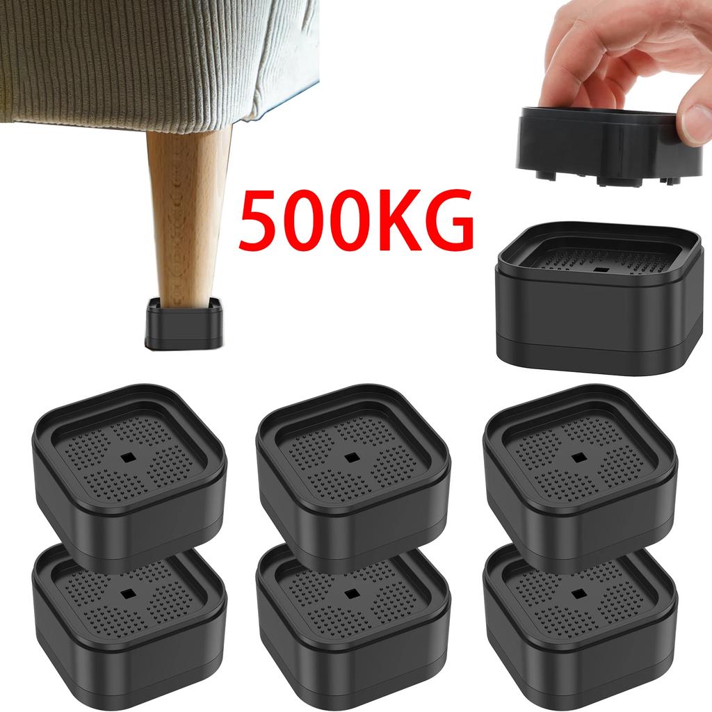 8/16 шт. Подставки для мебели Сверхпрочные Подъемники для кровати Стула Стола Ножки Нескользящие Защитники пола Ножки для мебели Подъем ножек
