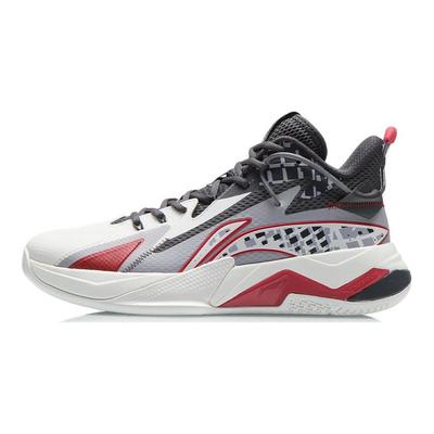 Баскетбольные кроссовки Li Ning Battle Falcon, удобные, универсальные, амортизирующие, нескользящие, износостойкие, водонепроницаемые, средней высоты ABAR093-2