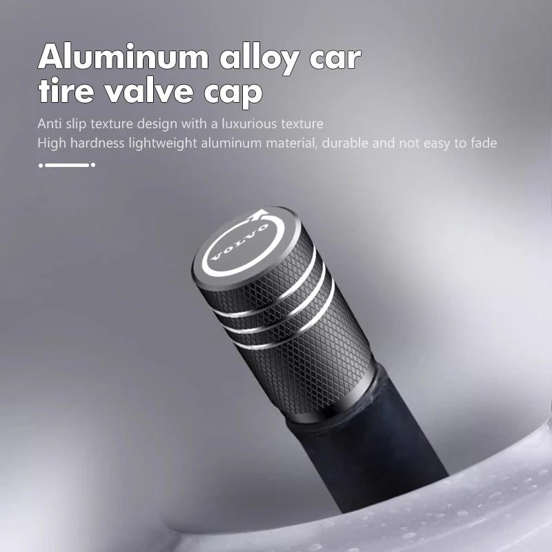 Для Volvo V40 S90 olestar AWD XC40 S80 T6 V90 XC90 XC60 V50 S60 V70 V 4 шт. Колпачки клапанов шин колес автомобиля Чехол от пыли с логотипом Аксессуары