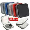 40 сумок для дисков, держатель, кошелек, альбом, CD DVD, чехол, органайзер, двухсторонний чехол для хранения