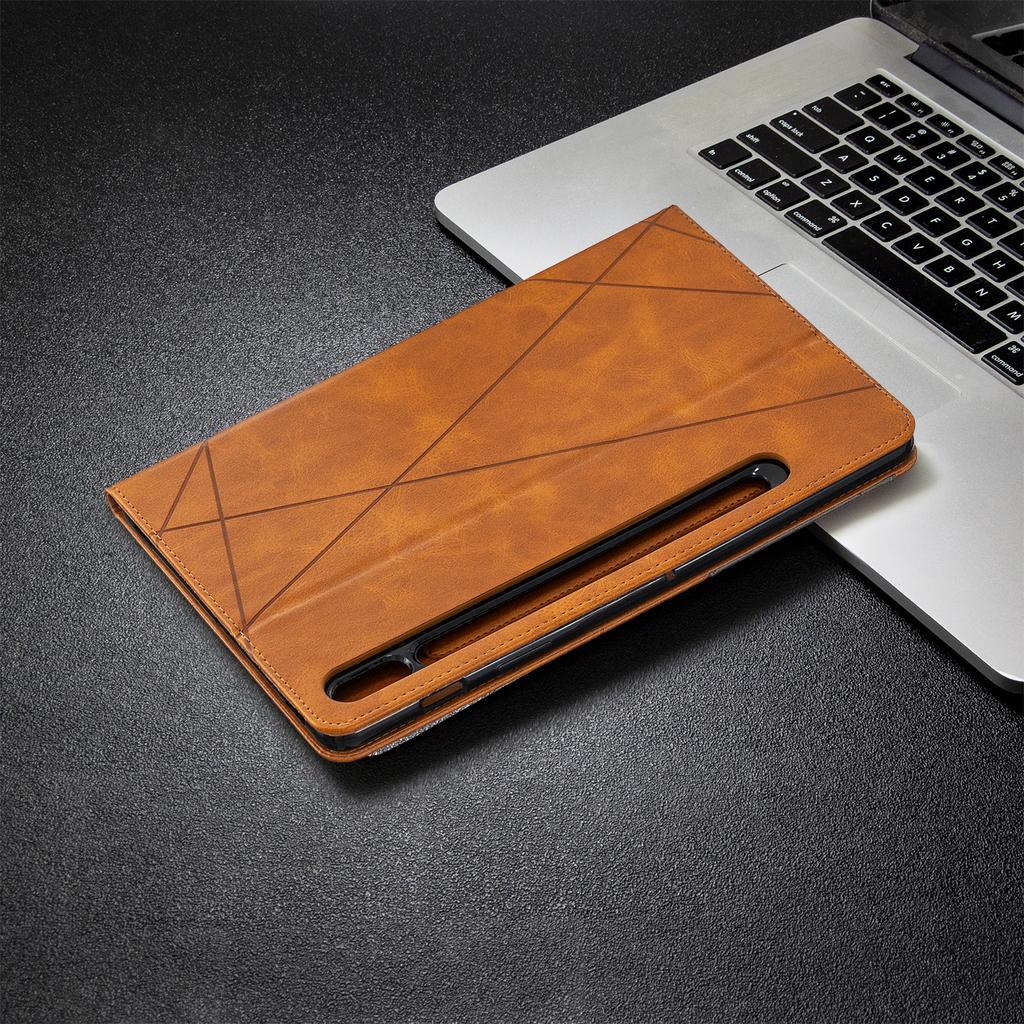 Чехол для Samsung Galaxy Tab S7/S8 11 дюймов (Выпуск 2020/2022)(SM-X700/X706/T870/T875/T876) Защитный чехол-книжка из искусственной кожи Business Premium Folio